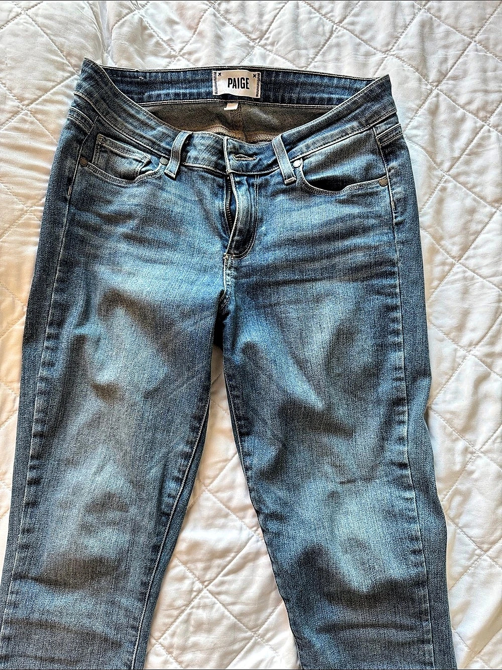 PAIGE Skinny Jeans Blue Waist 27